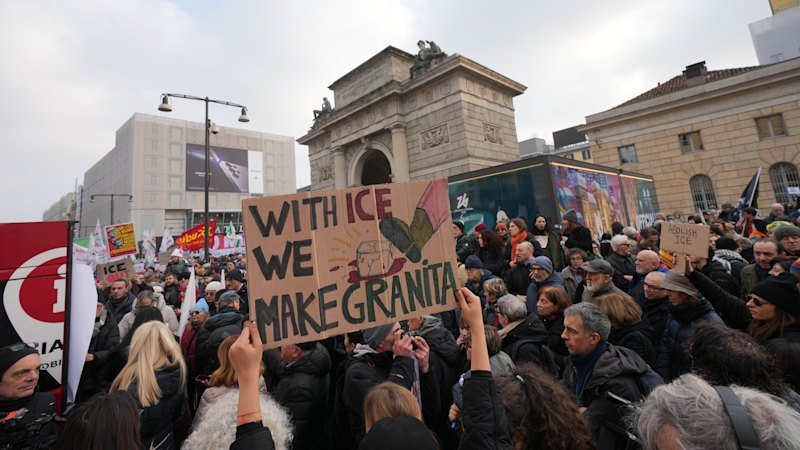 Milan Protests Surge Against ICE Agents at 2026 Winter Olympics