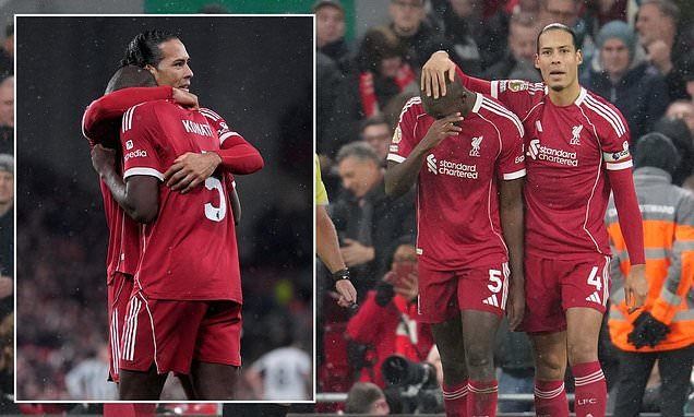 Liverpool’s Konate in Tears After Scoring in Emotional Return
