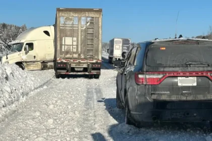 OPP Officer Dodges Jackknifed Semi in Highway 11 Near-Miss