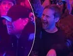 DiCaprio Dances to Ice Cube with Maguire at Super Bowl Bash, Ceretti Flags Italy at Olympics