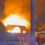 70 Firefighters Battle Massive Blaze at Southall Chapel