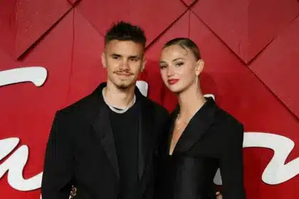 Romeo Beckham’s Ex Mia Regan Cheers Burberry Runway Walk with GF Kim