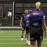 Matt Burton Stuns NFL Stars with Roof-Hitting Kick in Vegas