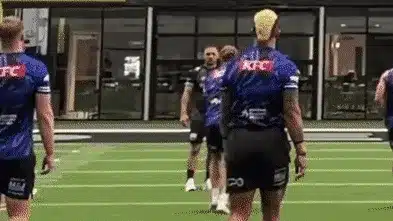 Matt Burton Stuns NFL Stars with Roof-Hitting Kick in Vegas