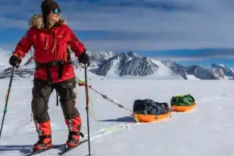 First American Woman Skis Solo 57 Days to South Pole