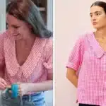 Princess Kate’s Pink Gingham Blouse Restocked for Spring Outfits