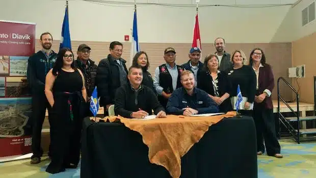 Tłı̨chǫ and Rio Tinto Sign Historic Diavik Mine Closure Deal