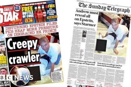 Front Pages Highlight Prince Andrew’s Epstein Scandal