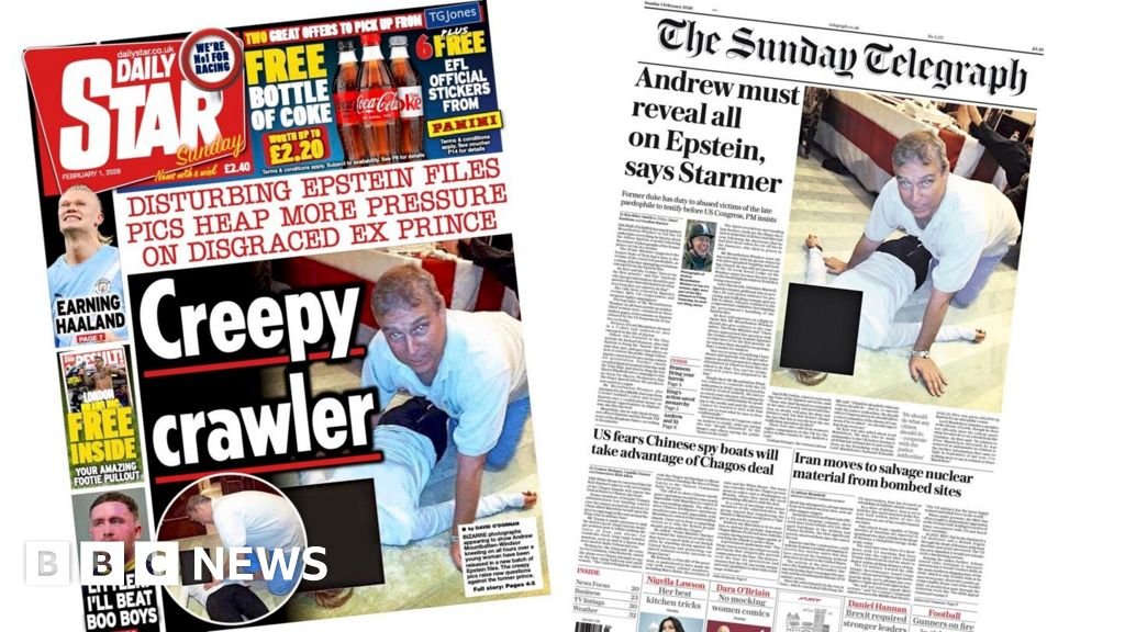 Front Pages Highlight Prince Andrew’s Epstein Scandal