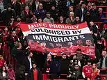 Man Utd Fans Unveil Immigration Banner Targeting Ratcliffe at Old Trafford