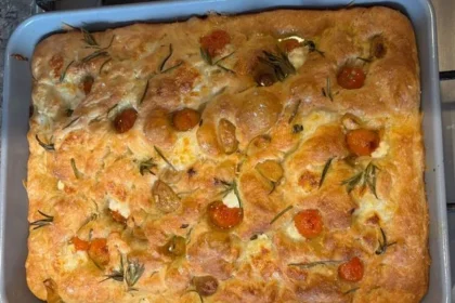 Easy Focaccia Recipe: Confit Garlic & Tomatoes Elevate Flavor