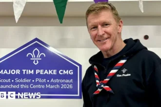 Tim Peake Inspires Scouts at Haywards Heath Hut Unveiling
