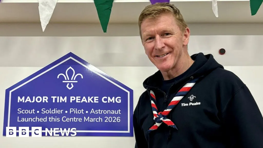 Tim Peake Inspires Scouts at Haywards Heath Hut Unveiling