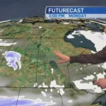 Southern Manitoba Sun and Clouds, North Under Cold Warning