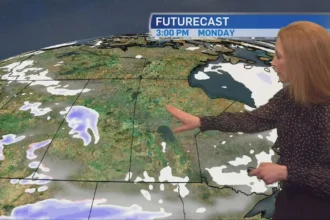 Southern Manitoba Sun and Clouds, North Under Cold Warning