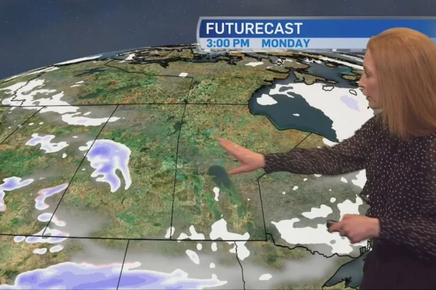 Southern Manitoba Sun and Clouds, North Under Cold Warning