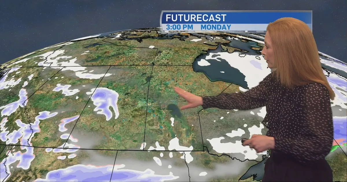 Southern Manitoba Sun and Clouds, North Under Cold Warning