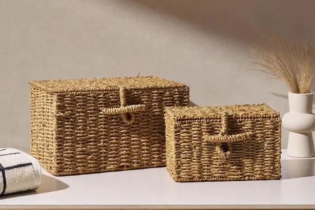 ‘Gorgeous’ £12 Seagrass Basket Perfectly Stores Shoes, Makeup