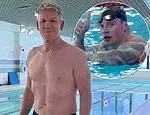 Gordon Ramsay Swims for Ironman Prep Like Son-in-Law Adam Peaty
