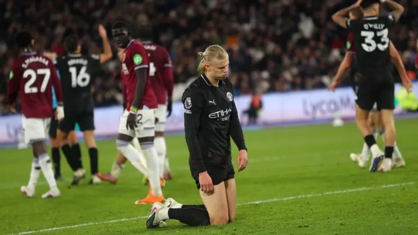 Haaland’s Goal Drought Derails Man City’s Title Hopes