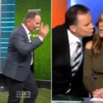 Tony Jones Storms Off AFL Footy Show After Rebecca Judd Joke