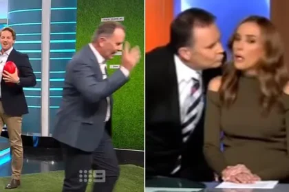 Tony Jones Storms Off AFL Footy Show After Rebecca Judd Joke