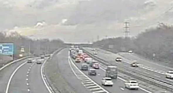 M65 Westbound Closed: 7-Vehicle Crash Sparks 6-Mile Jams