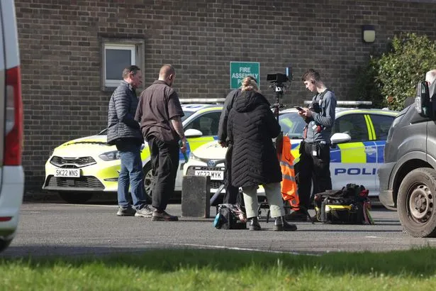 Silent Witness Crew Films at Sutton Coldfield Ex-Police Station