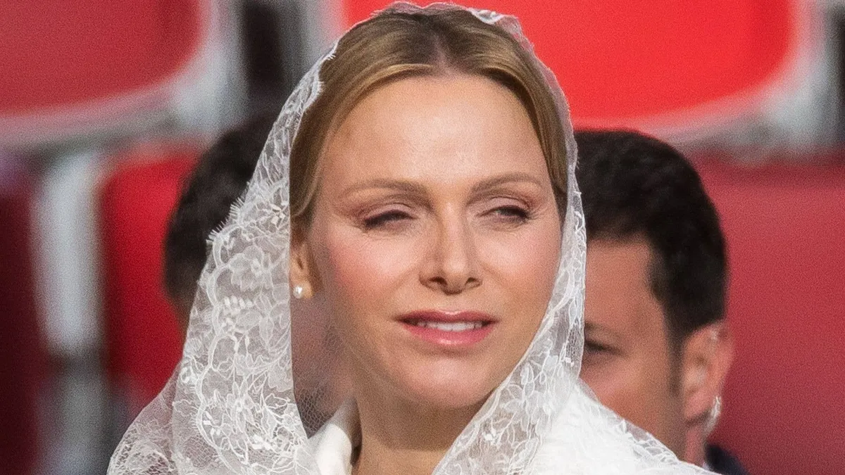 Princess Charlene in White at Pope Leo XIV’s Monaco Visit