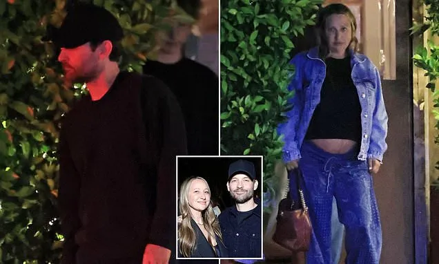 Tobey Maguire Reunites with Pregnant Ex Jennifer Meyer and Kids in Santa Monica