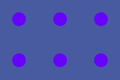 Blue or Purple Dots? Illusion Exposes Color Perception Flaws