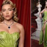 Florence Pugh Stuns in Thigh-Split Gown at Bulgari High Jewellery Launch