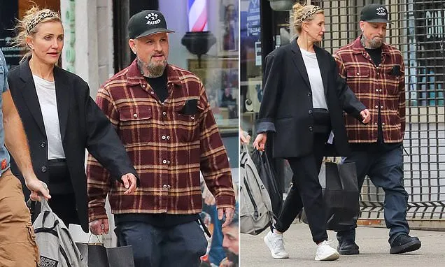 Cameron Diaz and Benji Madden Make Rare NYC Outing