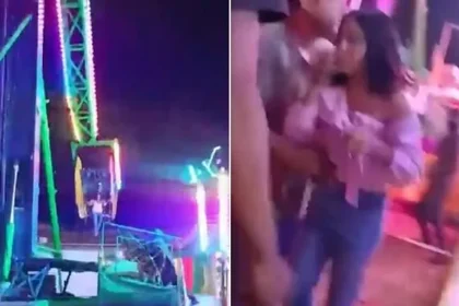 Man’s Heroic Catch Saves Woman from Carnival Ride Plunge
