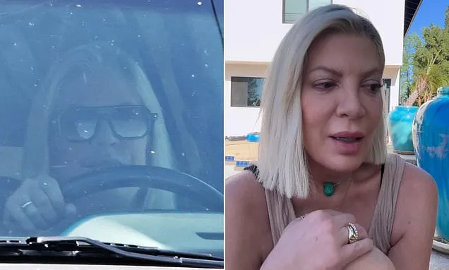 Tori Spelling Drives SUV After Crash with 7 Kids, Shares Story