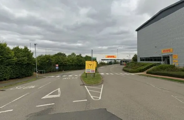 Bomb Squad Rushes to Evacuated DHL Warehouses in Northampton