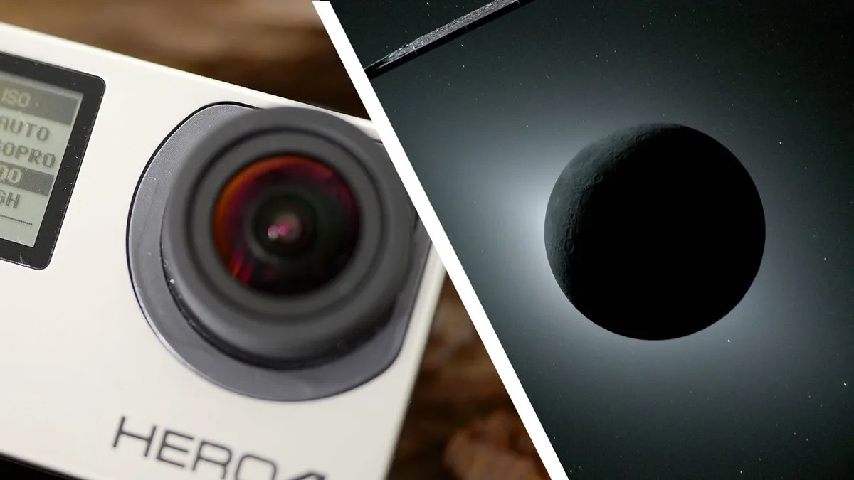 Artemis II Captures Epic Solar Eclipse with 12-Year-Old GoPro Hero4