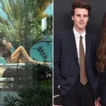 Tattoo-Free Victoria Beckham Stuns in Miami Swimsuit with David