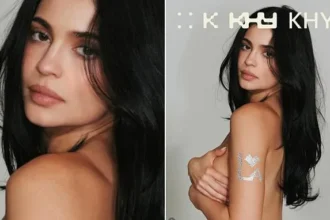 Kylie Jenner Poses Topless to Launch Personal LA Khy Collection