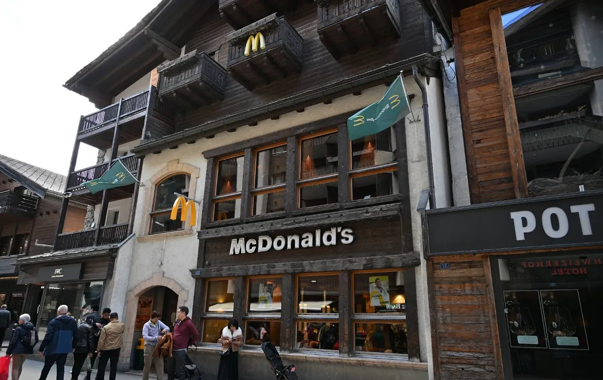 World’s Priciest McDonald’s: £40 Lunch for Two in Swiss Alps