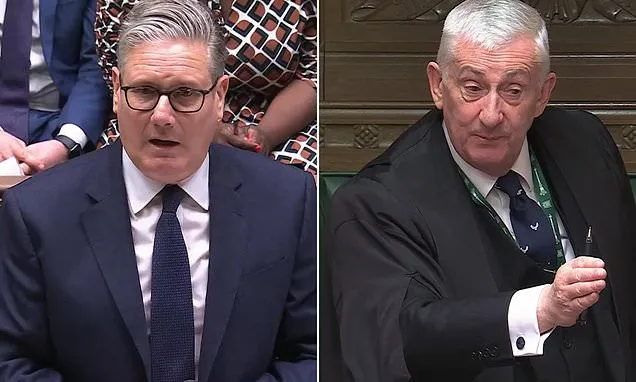 Starmer’s Fiery Clash with Speaker Hoyle at PMQs End