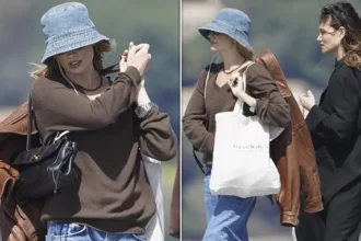 Margot Robbie and Phoebe Tonkin Enjoy Casual Day at Saint-Tropez Hotspot