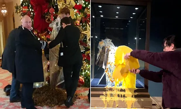 8 Activists Charged for Crown Jewels Dessert Attack and Ritz Manure Dump