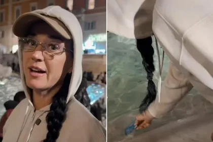 Katy Perry Tosses Credit Card in Trevi Fountain for Luck Amid Probe