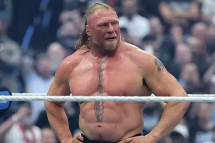 Brock Lesnar Retires in Tears After WrestleMania 42 Loss to Oba Femi
