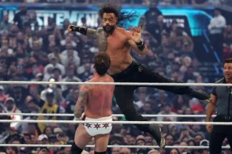 WrestleMania Night 2 Results: Lesnar Retires, Reigns Tops Punk