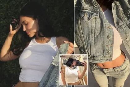 Kylie Jenner Wows in Double Denim on Coachella Final Day