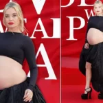 Pregnant Laura Whitmore Flaunts Baby Bump at Devil Wears Prada 2 Premiere