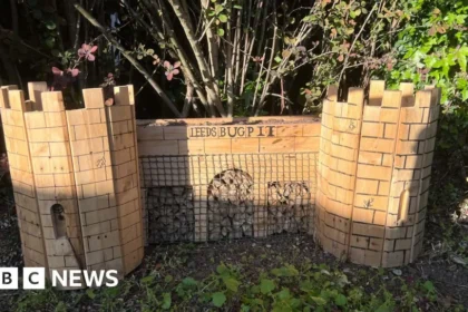 Leeds Landmarks Turned into Bug Hotels at Train Station