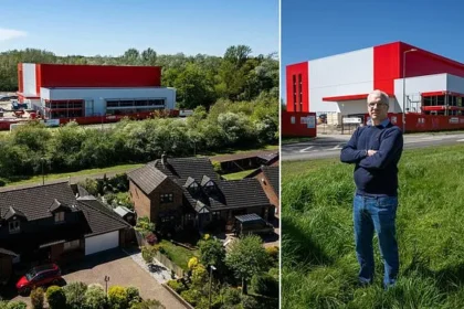 Milton Keynes Residents Furious Over 59ft Red Warehouse in Planning Dispute